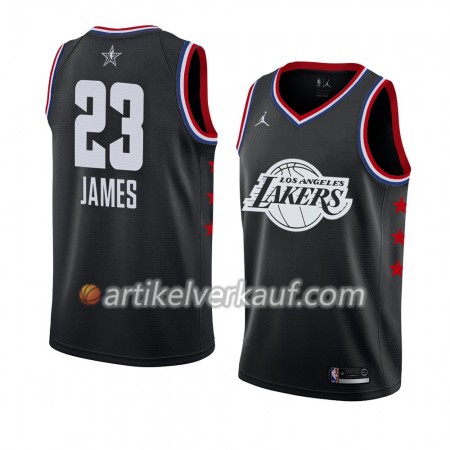 NBA Los Angeles Lakers Trikot LeBron James 23 2019 All-Star Jordan Brand Schwarz Swingman - Herren